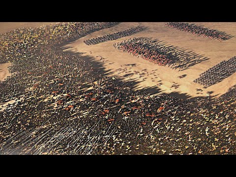 3000 Римский Легионеров VS 12 000 АФРИКАНЦЕВ - Cinematic Battle - Total War Rome II
