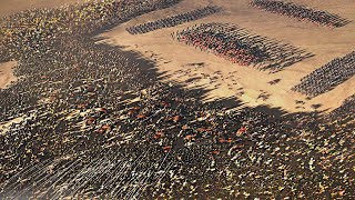 3000 Римский Легионеров VS 12 000 АФРИКАНЦЕВ - Cinematic Battle - Total War Rome II