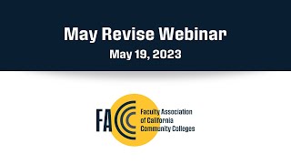 FACCC May Revise Webinar