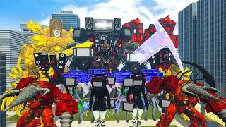 ALL Titan TV Men Unite Against Giant Skibidi Bosses in Garry's Mod