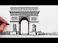 How to Draw Famous Buildings: The Arc de Triomphe