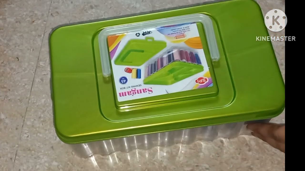 Unboxing the thread box with review | Amazon Thread Reels Storage box 