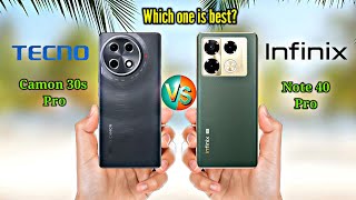 Tecno Camon 30s Pro vs Infinix Note 40 Pro | Mobile Compression Video |