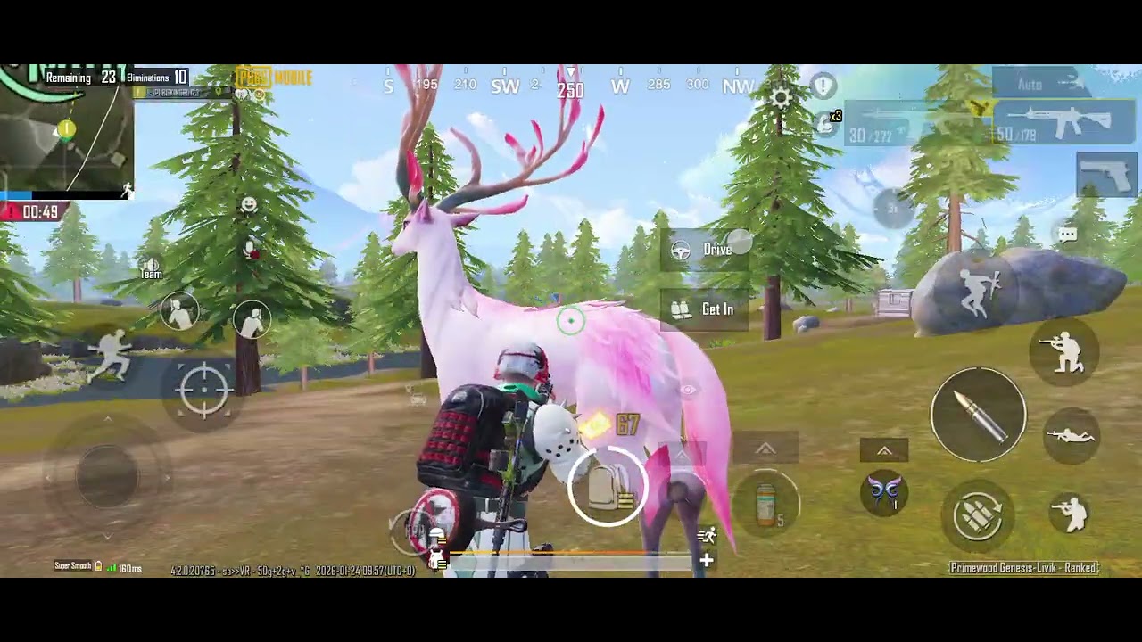 PUBG Mobile Livik 1v4 Fight | Solo vs Squad Ranked Match