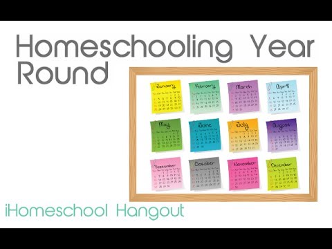 Homeschooling Year Round - iHomeschool Hangout - YouTube
