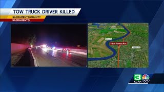 Tow truck driver dies after being struck in suspected DUI crash in Sacramento