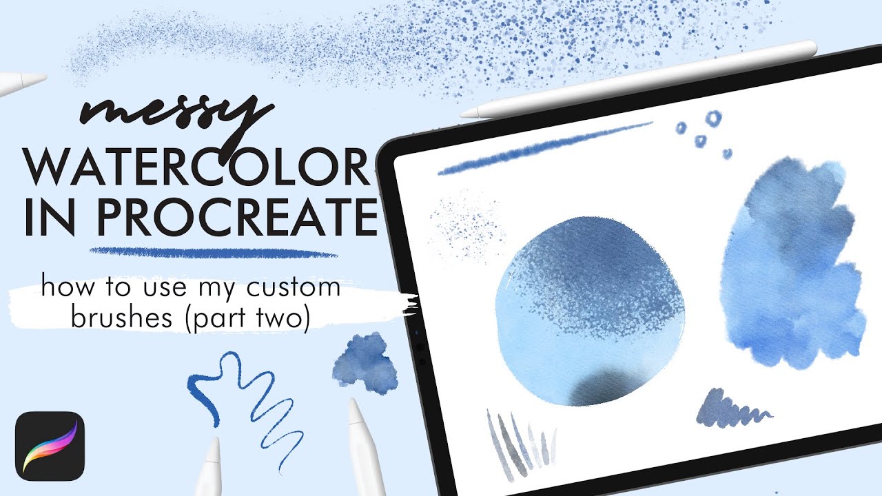 My Custom Watercolor Brushes for Procreate – Media Jamshidi