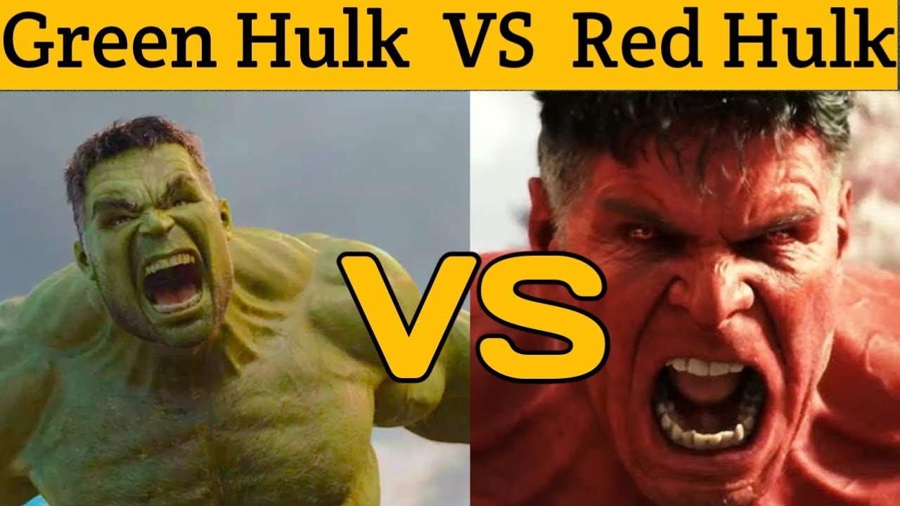 Green Hulk Vs Red Hulk Full Comparison | Explain In Hindi - YouTube
