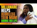 Millionaire Helps Homeless Black Teen Mom. Changes Her Life Forever.
