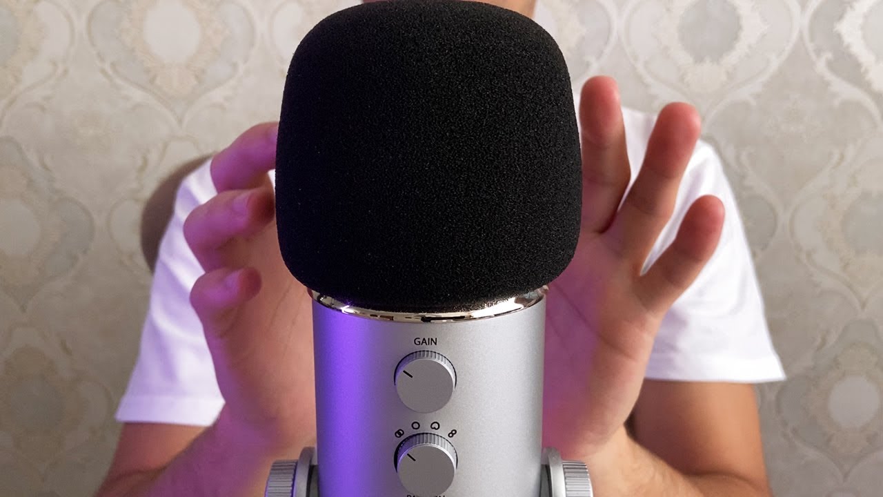 ASMR Aggressive Mic Scratching, Brain Melting Mic Scratching with Foam ...