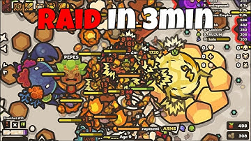 Taming io - We Raid Best Totem Gold Base In 3min !