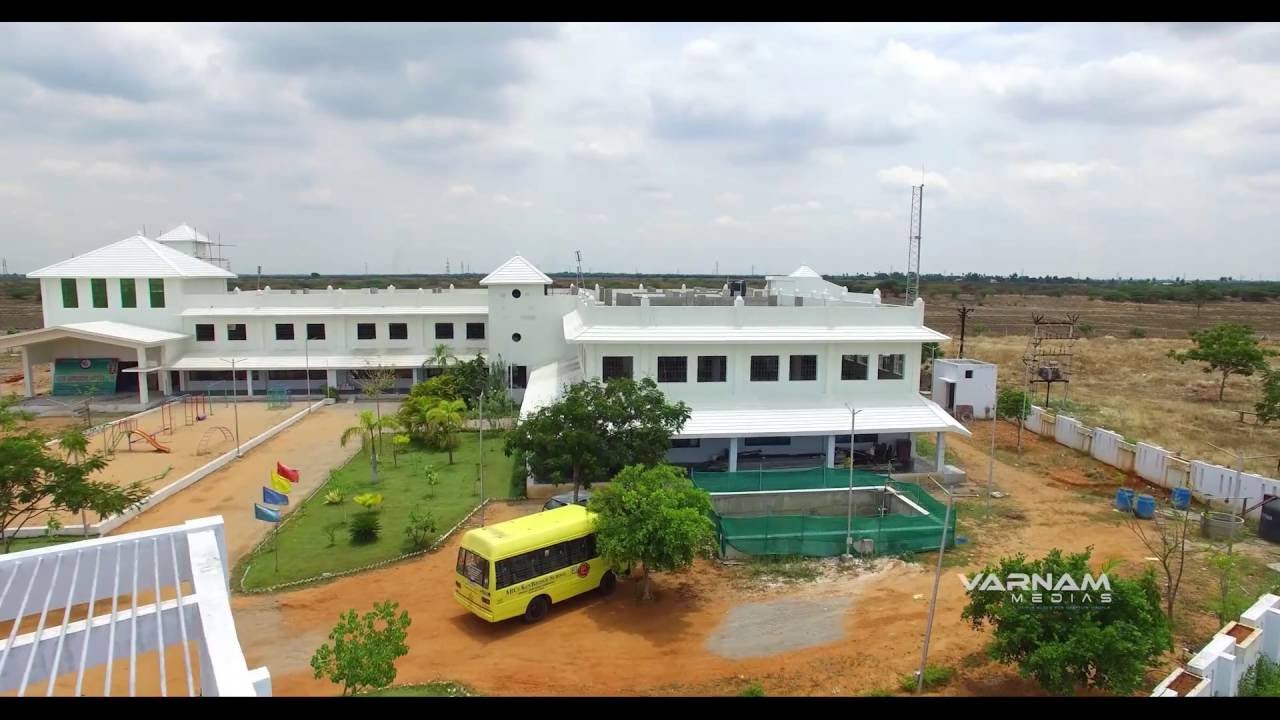 Aerial Shots of ABC's Kenbridge School .Ramanathapuram Varnam Medias