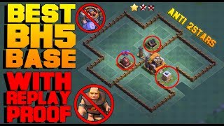 BH5 NEW Base Builder Hall 5 Base With Replays Anti-Giant (BH5) base W/Replays