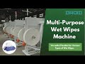 Wet wipes production linewet wipes machine