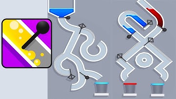 Color Flow 3D Walkthrough Gameplay NOOB vs PRO vs HACKER  -   (iOS Android) #Shorts