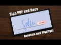 How to sign  annotate pdf documents on any samsung galaxy smartphone free and easy