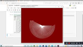 Pinned circle drawing using Python || Python turtle graphics in Gujarati #pythoninGujarati #python