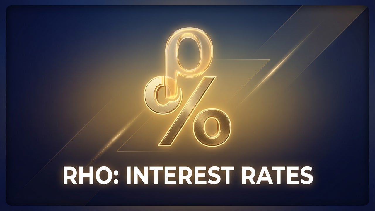Rho Interest Rates Rho: Interest Rate Sensitivity Explained - YouTube