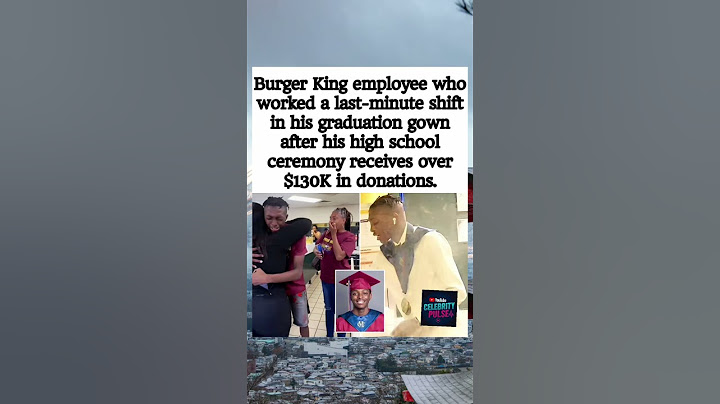 Burger King Grad’s Last-Minute Shift Goes Viral – $130K Surprise!#burger#shorts #viralvideo #support