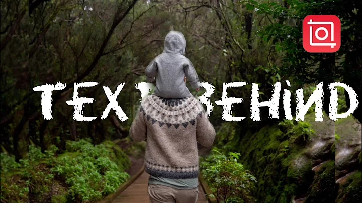 How to Create Text Behind Video or Object On Inshot (InShot Tutorial) #inshoter