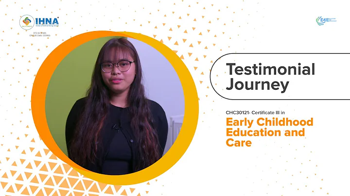 Testimonial Journey : Shane | CHC30121 – Certificate III in Early Childhood Education and Care| IHNA