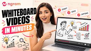 How to Make AI Whiteboard Explainer Videos with ngram