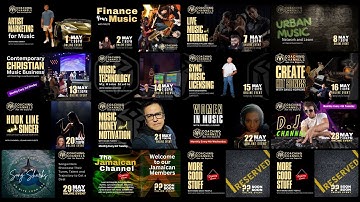 Music Career: Learning Events in May