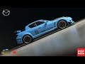 POPRACE 1/64 MAZDA RX-8 RE-AMEMIYA LIGHT BLUE 雨宮