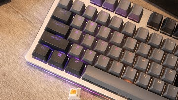 Mechanical Keyboard sounds on wood vs desk mat