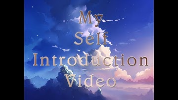 ~My Creative Self Introduction Video (Purposive Communication)~