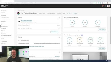 The Webex Edge - *Early Preview* Room Analytics and Environmental Data in Control Hub
