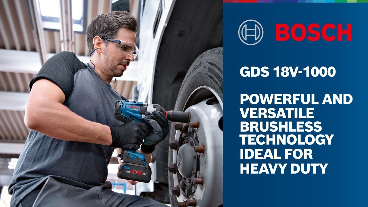 Bosch GDS 18V-1000 Professional Cordless Impact Wrench 
