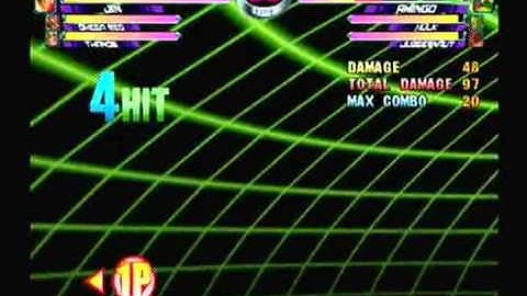 MvC2: Jin/OR (Throw) 2x Cyclone 100% Combo