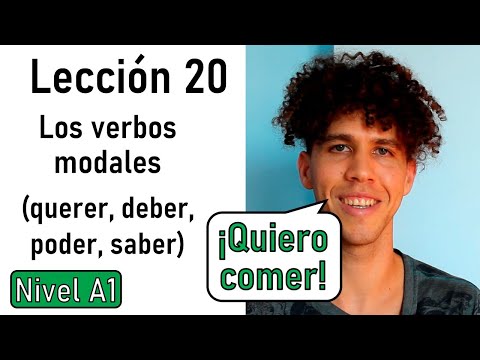 Curso de español Lección 20 | Los verbos modales (querer/ deber/ poder) - Nivel básico (A1)