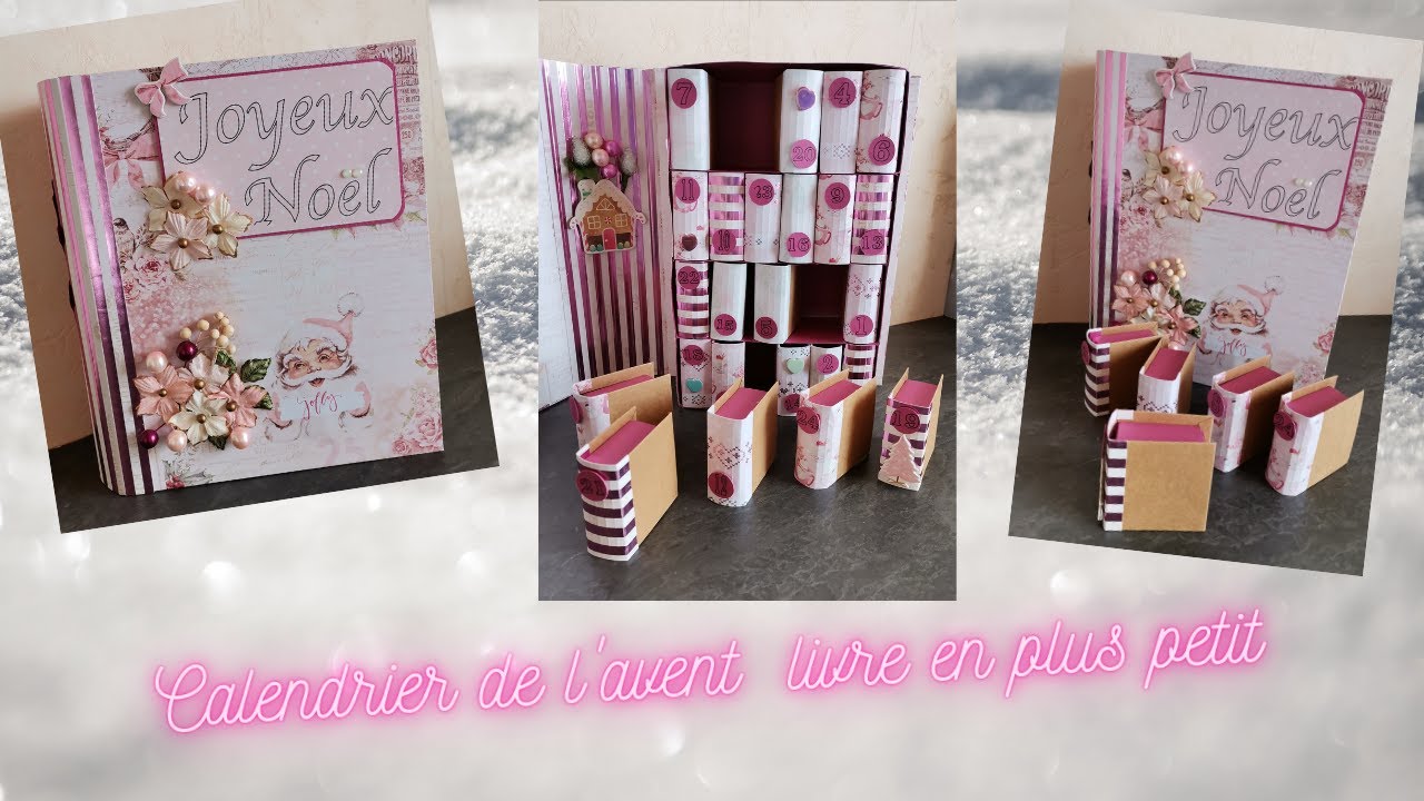 Calendrier De L'avent En Forme De Livre 