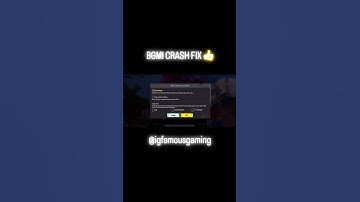 Bgmi crash fix 🫡 #bgmi #bgmishorts #pubg #bgmicrashfix #bgmiindia @igfamousgaming