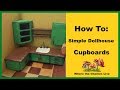 Part 2 How To Make Simple Dollhouse Cupboards