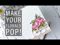 My best cardmaking tips for coloring florals 