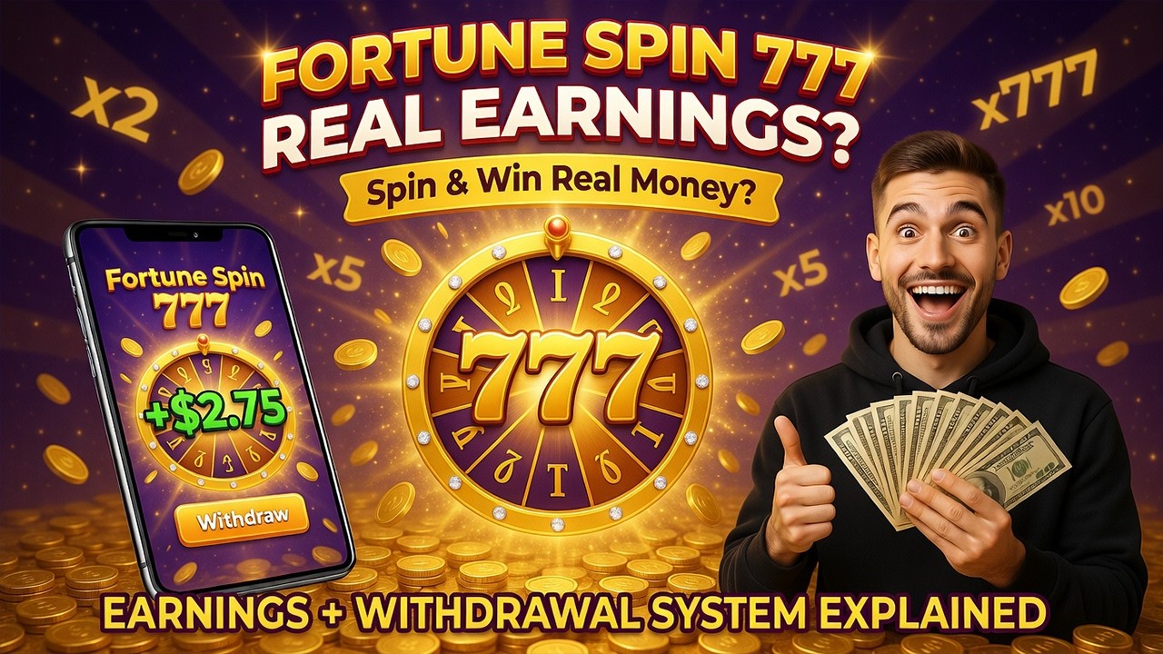 Fortune Spin 777 App Review | Earnings Display & Withdrawal System ...