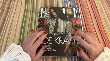 ASMR Magazine Flip Through Pt. 2 - Whisper, Over Explaining, Tracing, Word Repetition