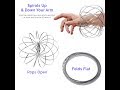 Flow Rings - Arm Slinky - Kinetic Spring Toy - How to Do Tricks and Tips.