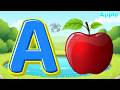 A for Apple 🍎 | ABC Rainbow Music Ride 🌈 | Alphabet Fun for Toddlers | Mini Shark 🦈