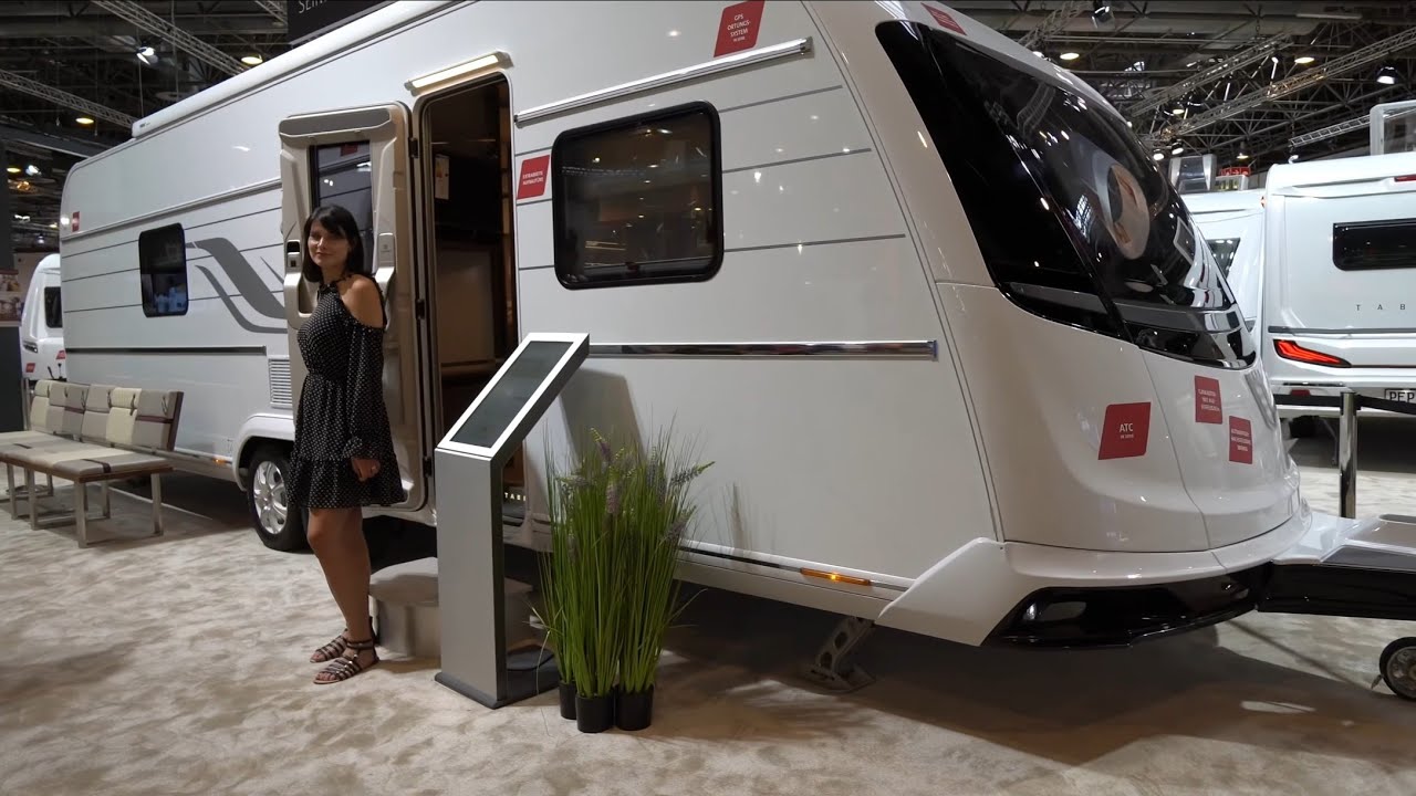 10m length: LARGEST XXL SERIES LUXURY CARAVAN made in Germany: Tabbert 2023  750 HTD Slideout. 