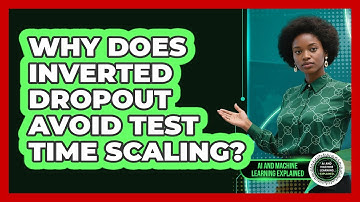 Why Does Inverted Dropout Avoid Test Time Scaling?