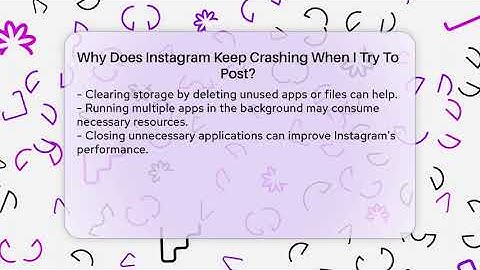 Why Does Instagram Keep Crashing When I Try To Post? - Everyday-Networking