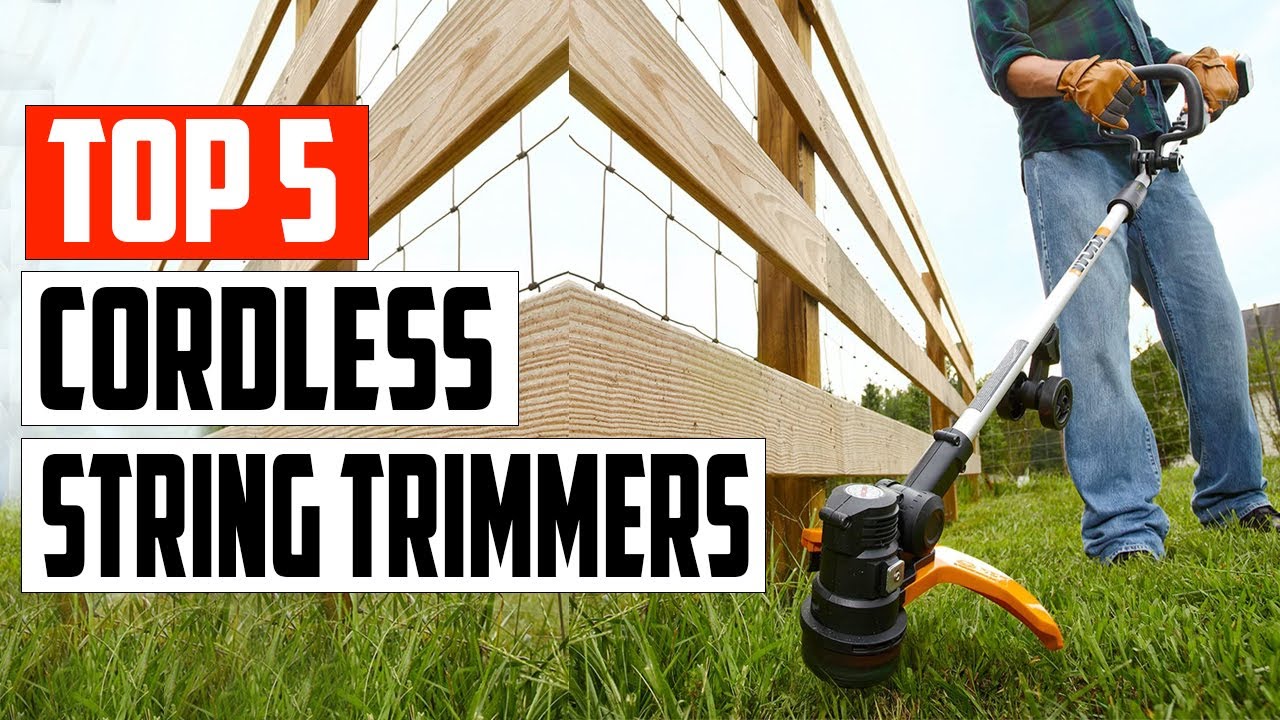 Top 5 Best Cordless String Trimmers of 2023 - YouTube