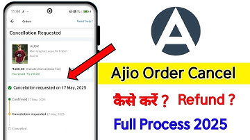 Ajio order cancel kaise kare | Ajio order cancel refund | How to cancel ajio order