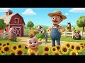 Farmyard Hide and Seek Song for Kids | Farm Animals Adventure Nursery Rhyme &amp; Baby Songs 🐓🐖🐮🎶