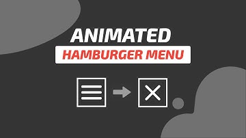 Animated Hamburger Tutorial in Hindi | Html, Css and JavaScript | Crown Coder