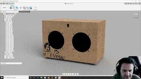 Fusion 360 Speaker Rendering